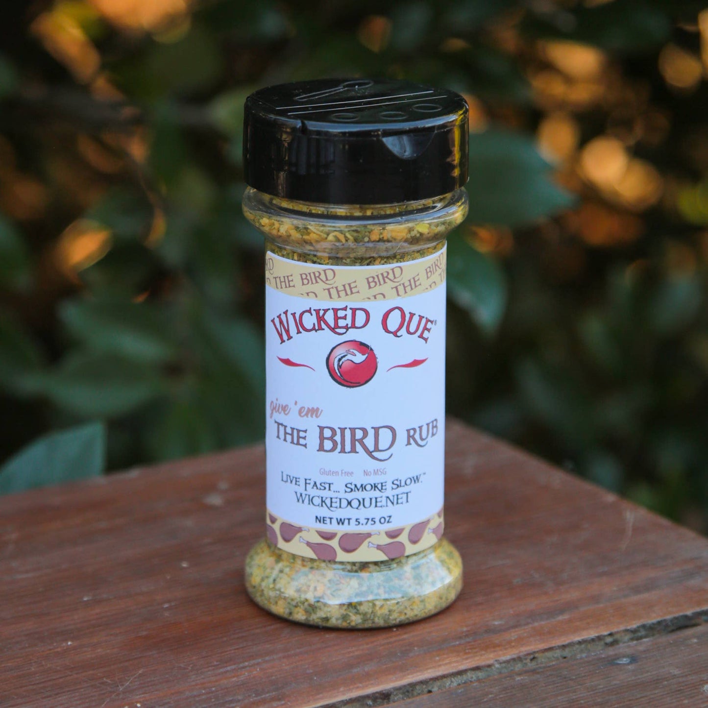 Wicked Que Give em' The Bird Rub 5.75oz. - Misstep Hot Sauce