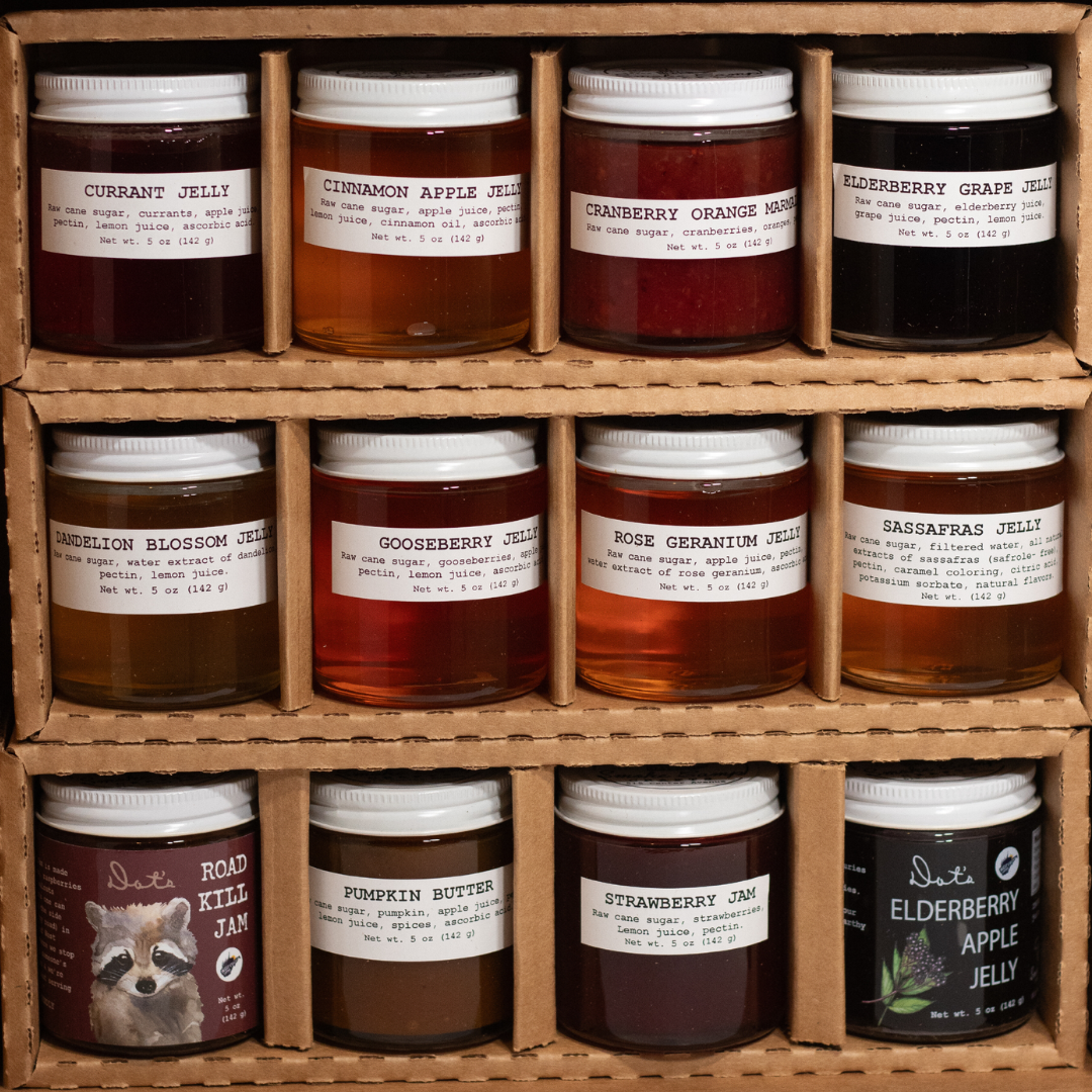 Smoke Camp Crafts - Jam and Jelly Gift Set - 12-pack, Twelve 5-oz Jars (142 g)