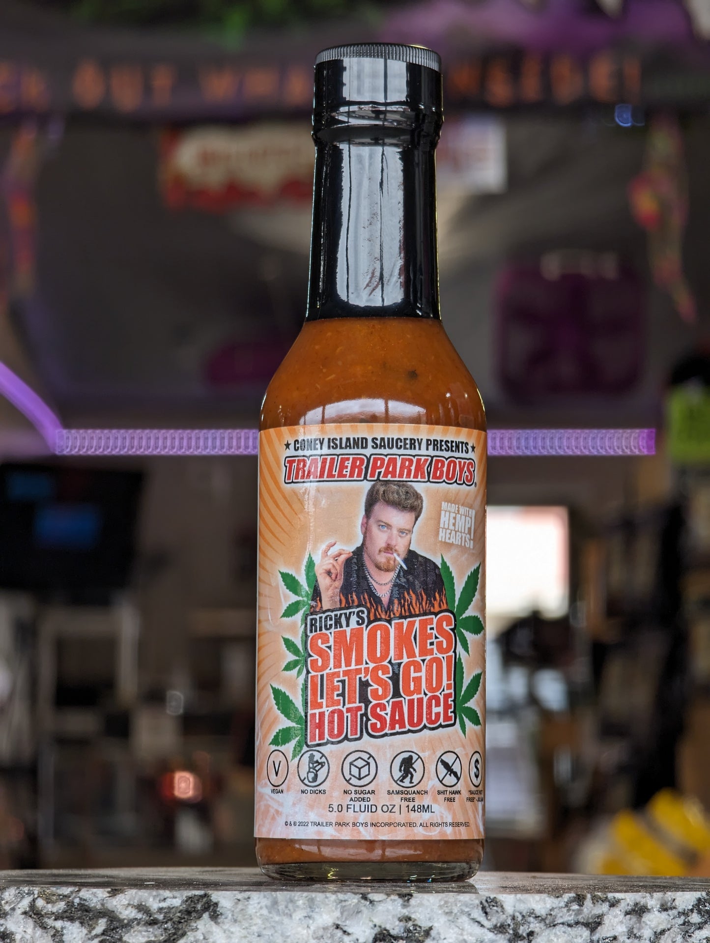 Coney Island Saucery - Ricky's Smokes Let's Go Hot Sauce