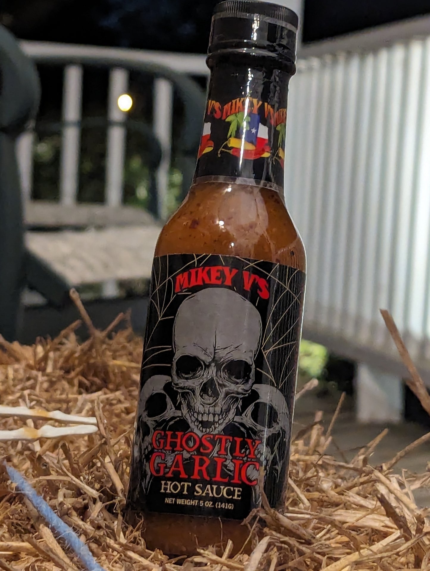 Mikey V's - Ghostly Garlic Hot sauce - Misstep Hot Sauce