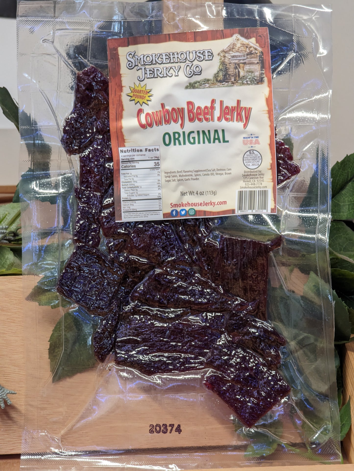 Smokehouse ORIGINAL Cowboy Beef Jerky