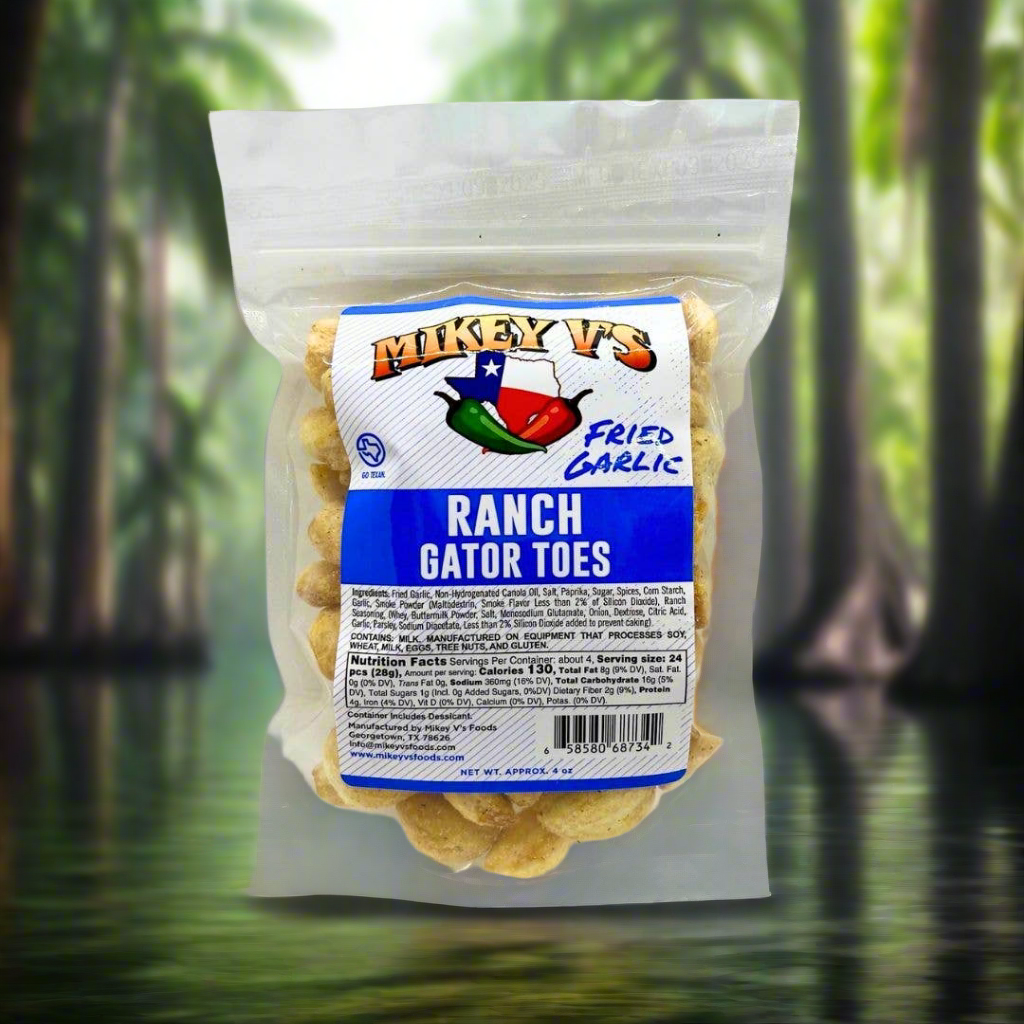 Mikey V's Foods - Gator Toes (Deep Fried Garlic) - Ranch