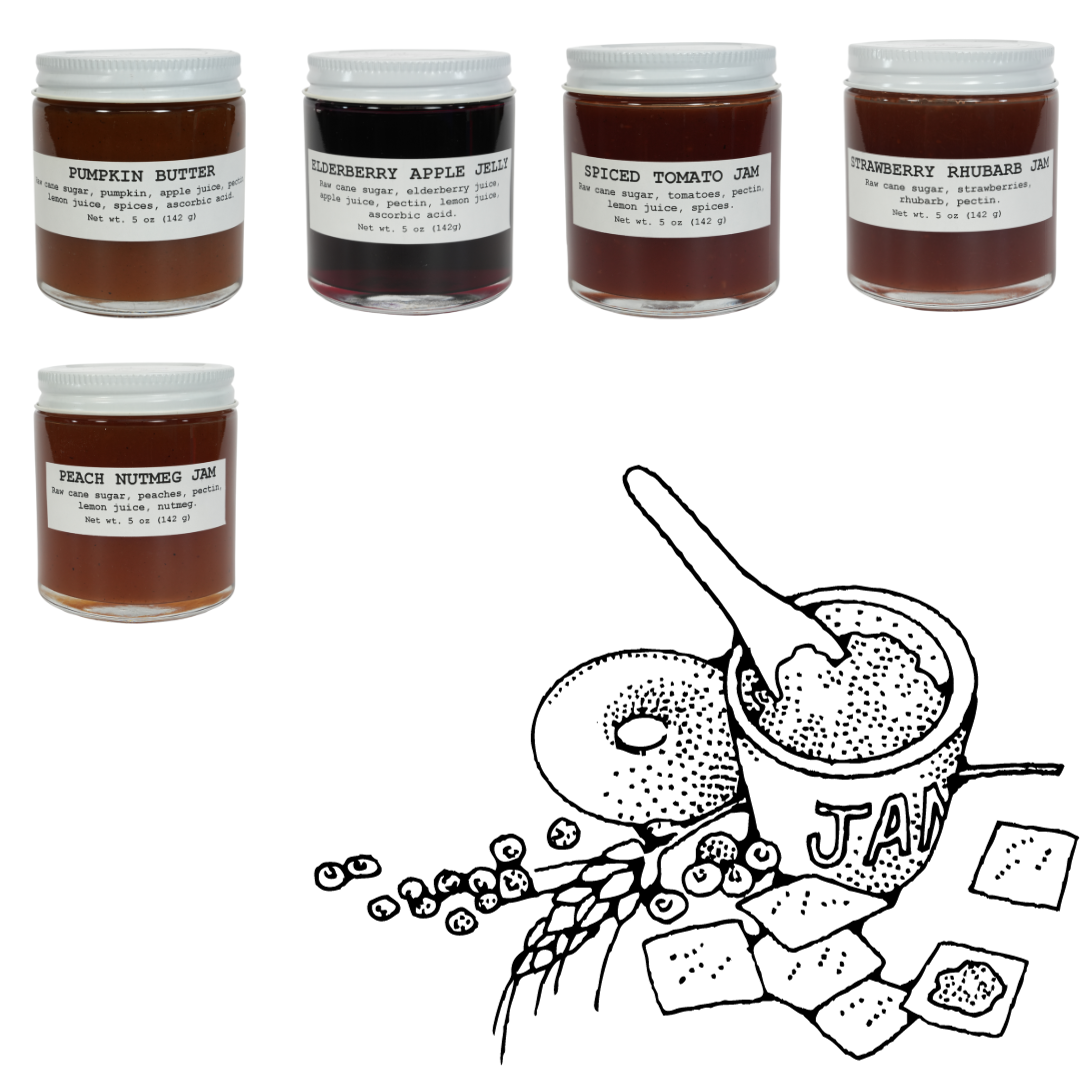 Smoke Camp Crafts - Jam and Jelly Gift Set - 12-pack, Twelve 5-oz Jars (142 g)