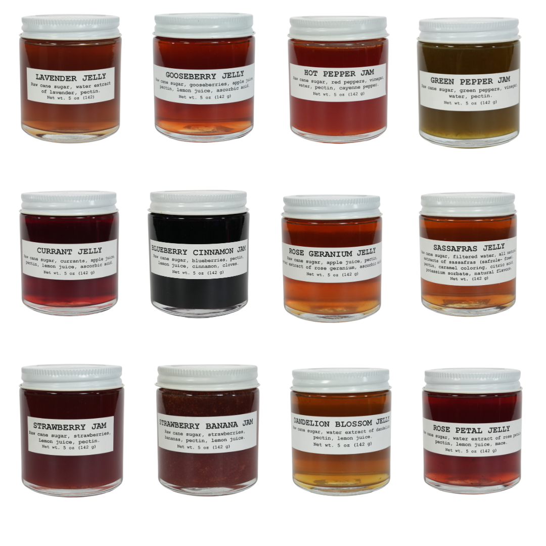 Smoke Camp Crafts - Jam and Jelly Gift Set - 12-pack, Twelve 5-oz Jars (142 g)