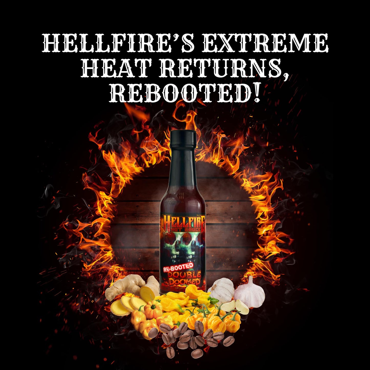 HELLFIRE - DOUBLE DOOMED REBOOTED - Misstep Hot Sauce