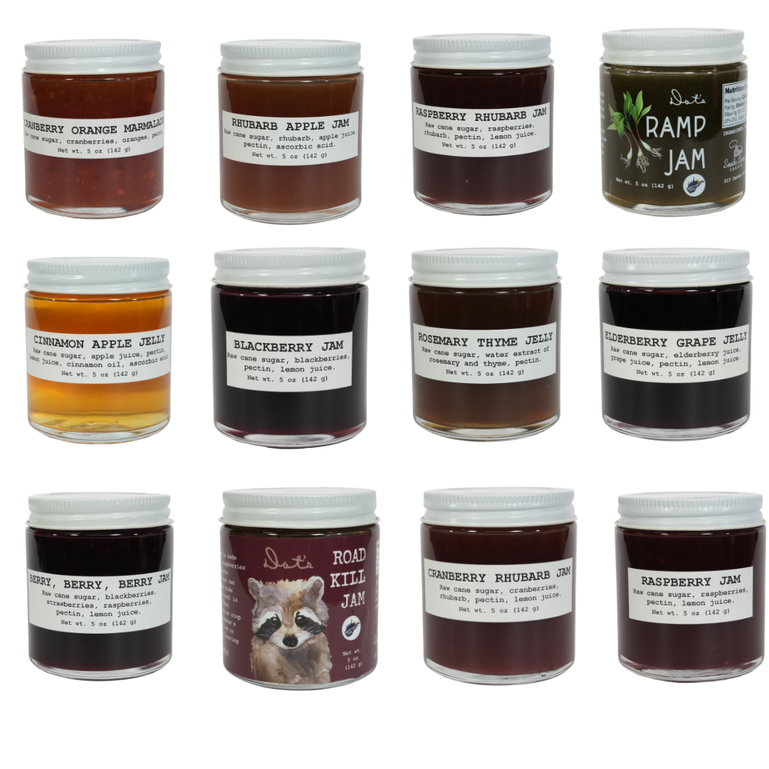 Smoke Camp Crafts - Jam and Jelly Gift Set - 12-pack, Twelve 5-oz Jars (142 g)