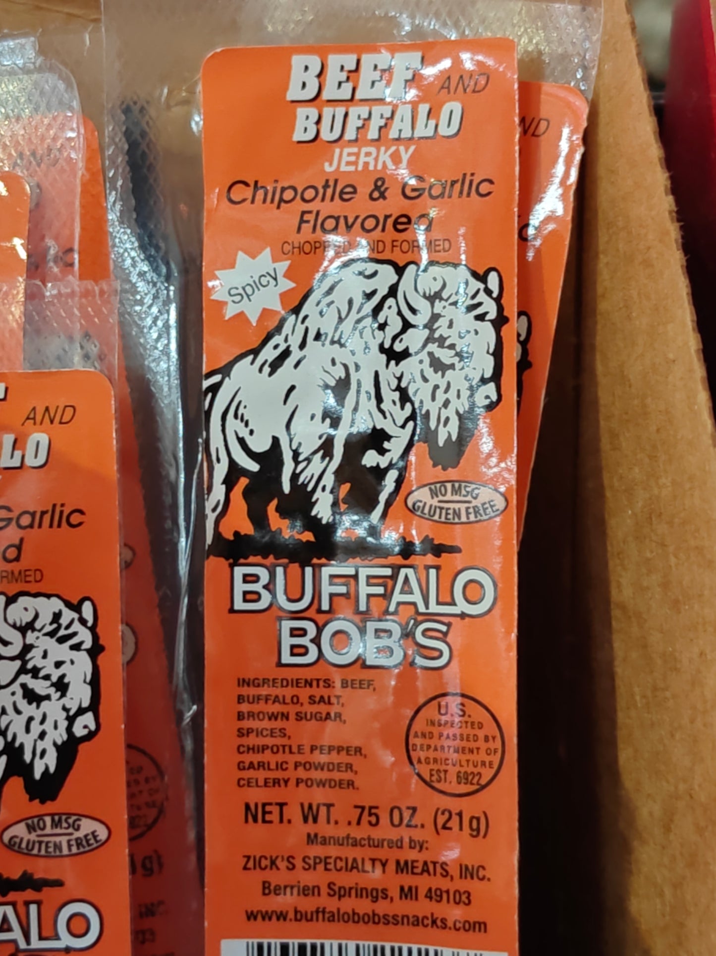 Buffalo Chipotle Jerky Meat Stick