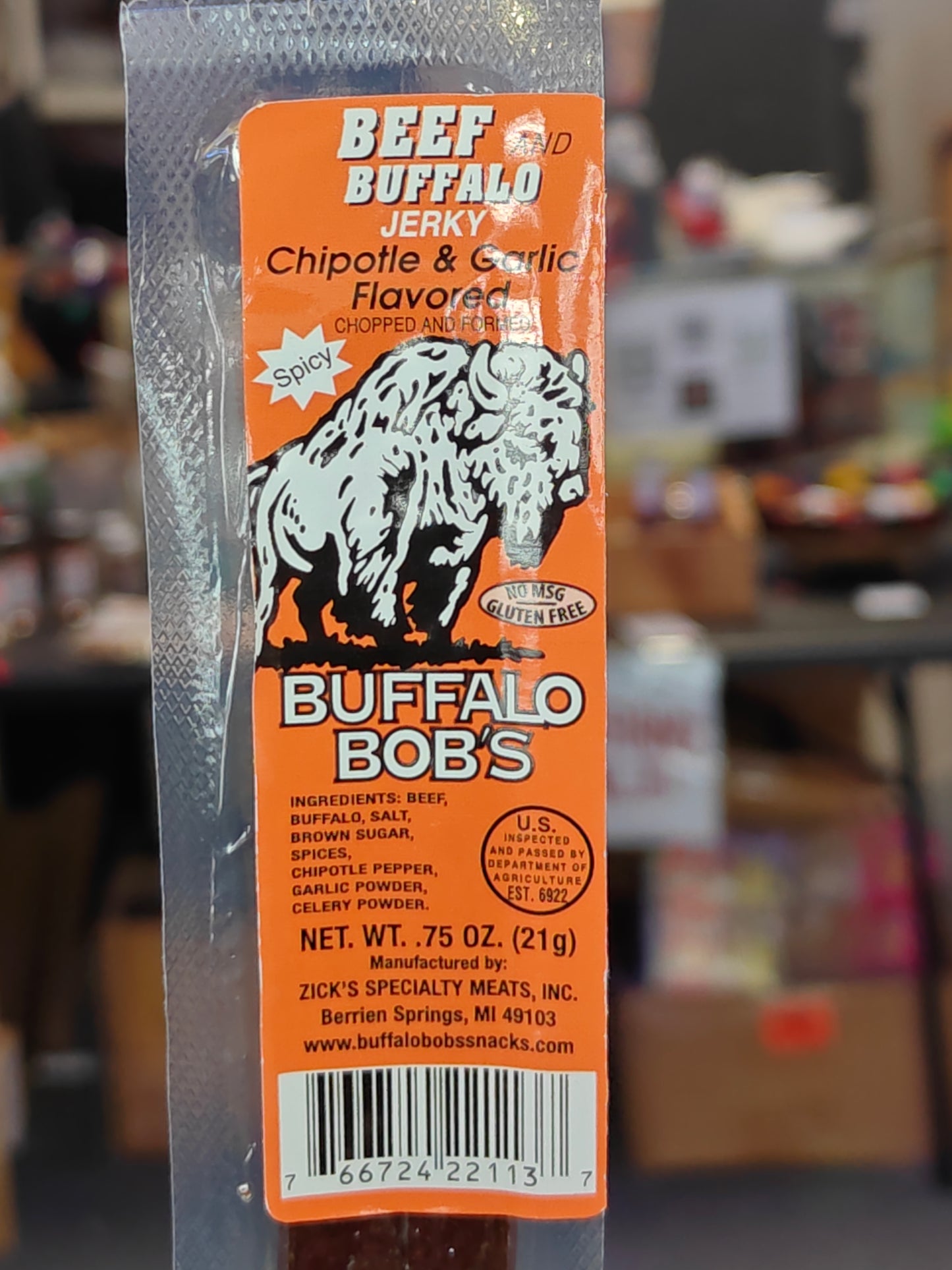 Buffalo Chipotle Jerky Meat Stick