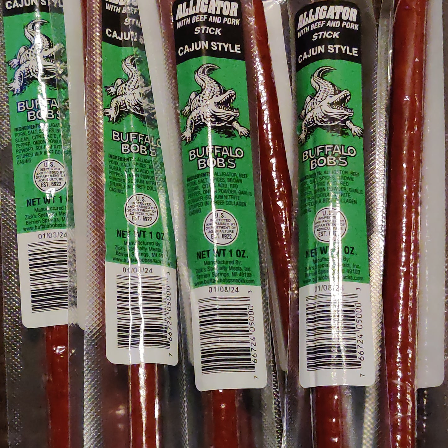 Alligator Cajun Meat Stick - Misstep Hot Sauce