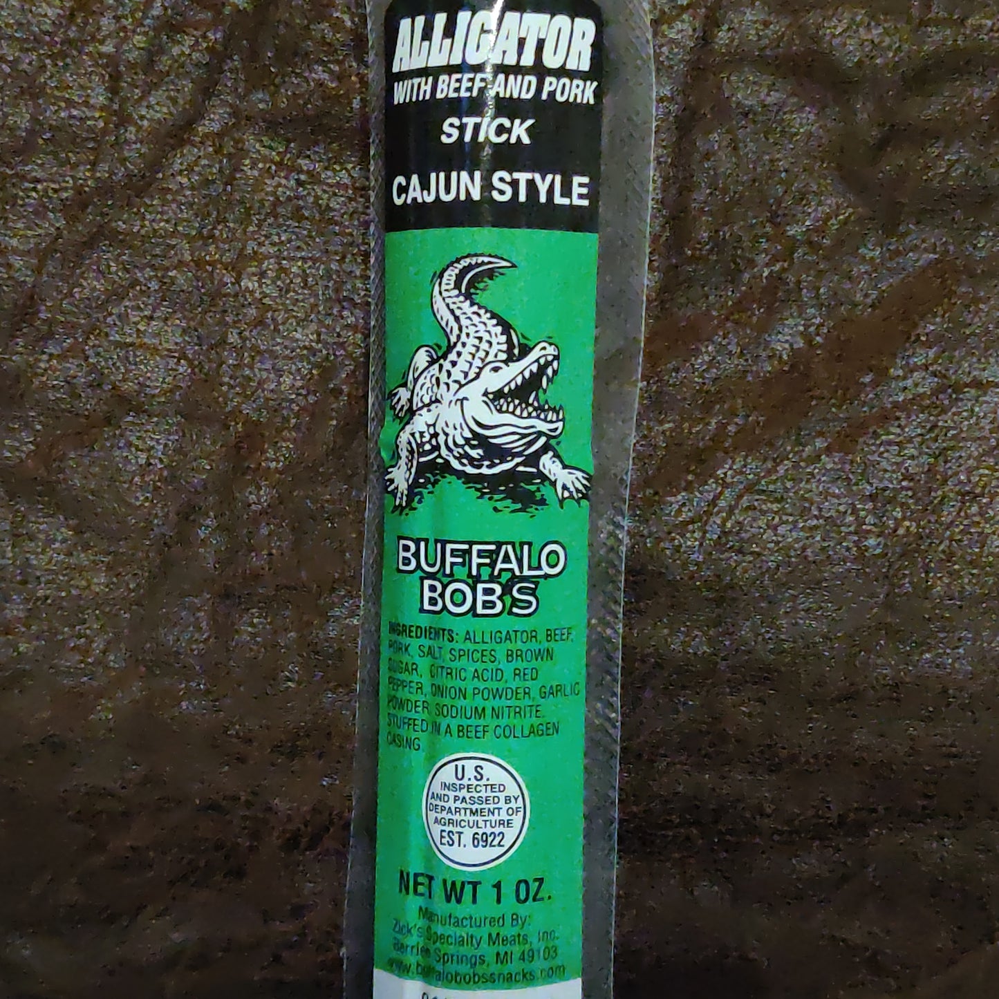 Alligator Cajun Meat Stick - Misstep Hot Sauce