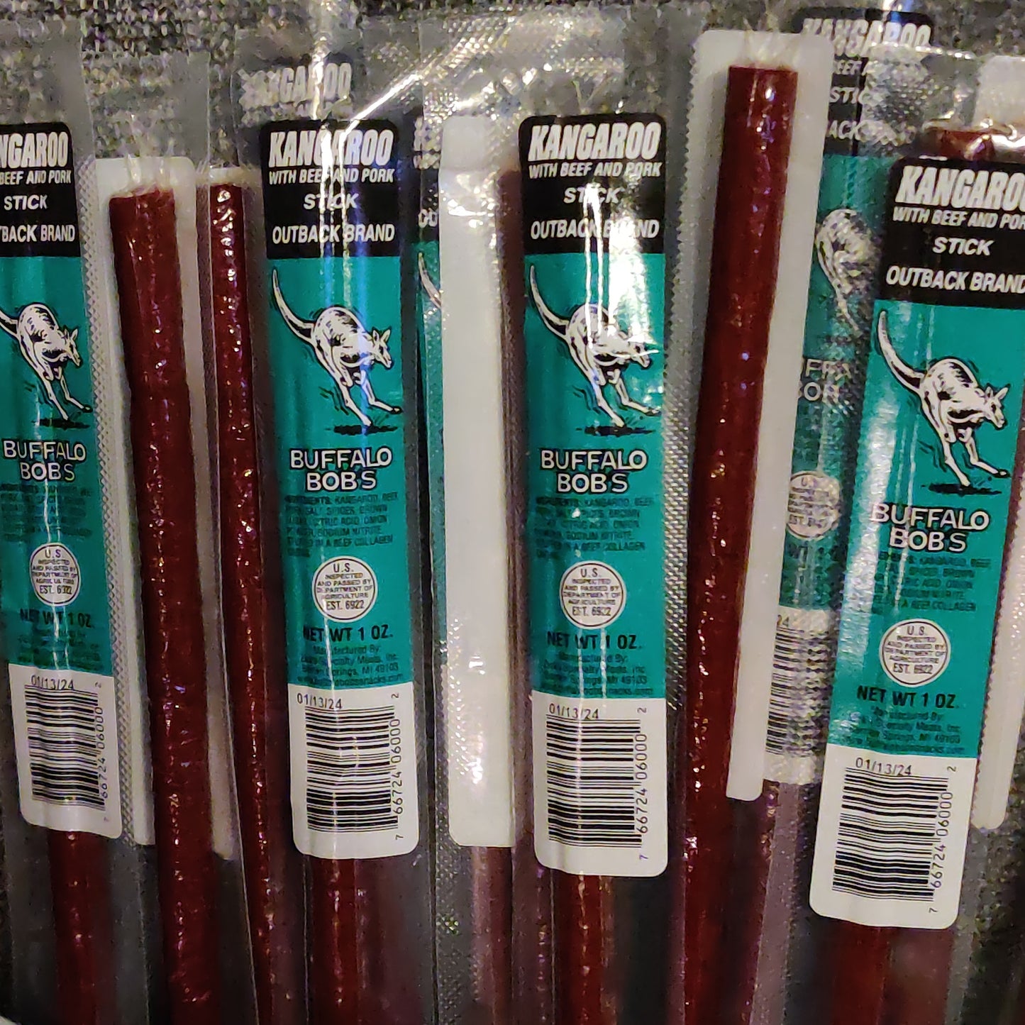 Kangaroo Outback Brand Beef Stick - Misstep Hot Sauce