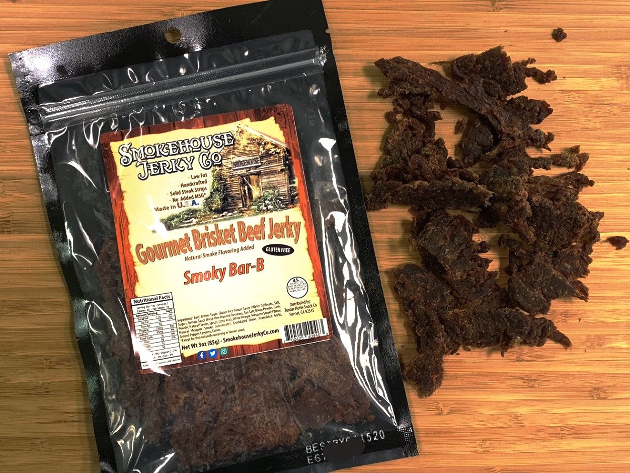 SMOKEHOUSE Smoky BBQ Brisket Beef Jerky - Misstep Hot Sauce