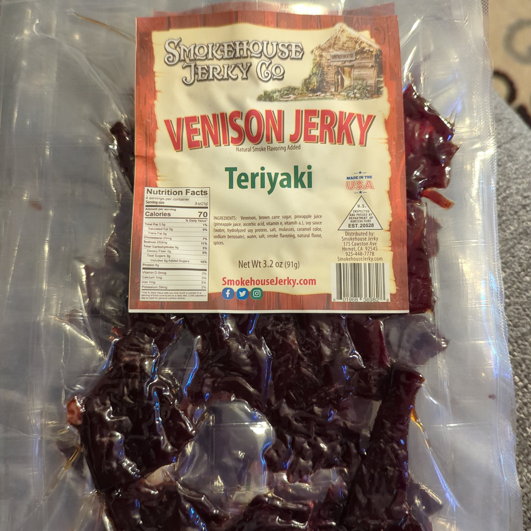 SMOKEHOUSE Venison Teriyaki Jerky