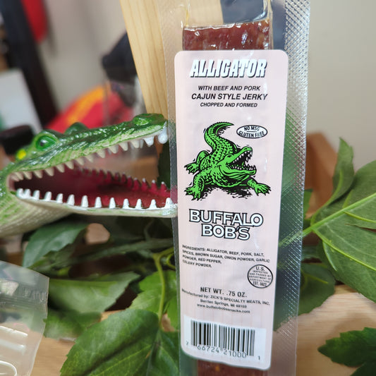 Alligator Cajun Style Jerky Style Meat Stick