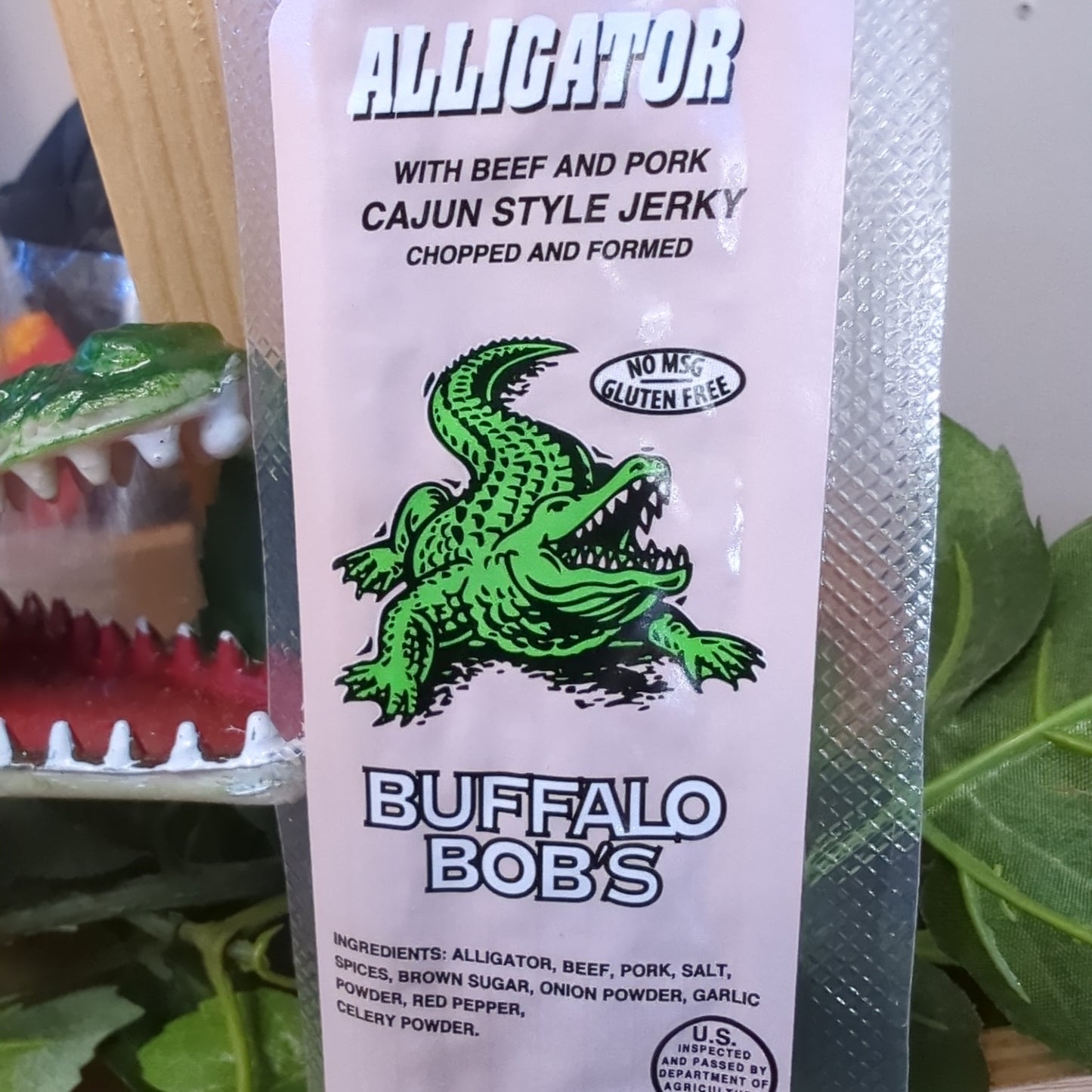 Alligator Cajun Style Jerky Style Meat Stick