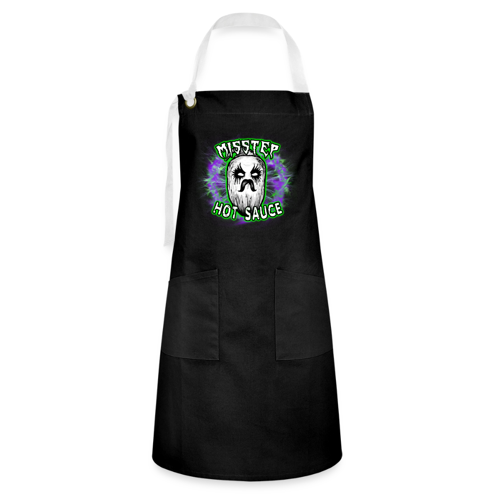 Artisan Apron - MISSTEP LOGO - black/white