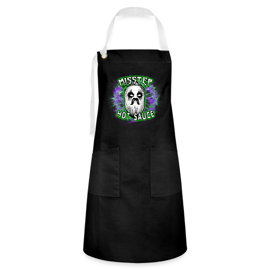 Artisan Apron - MISSTEP LOGO - black/white
