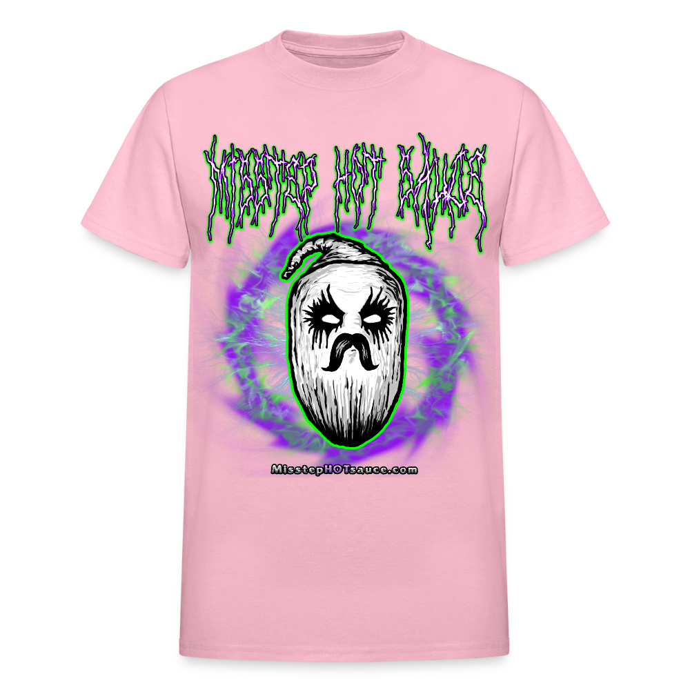 Logo METAL style Gildan Ultra Cotton Adult T-Shirt - light pink