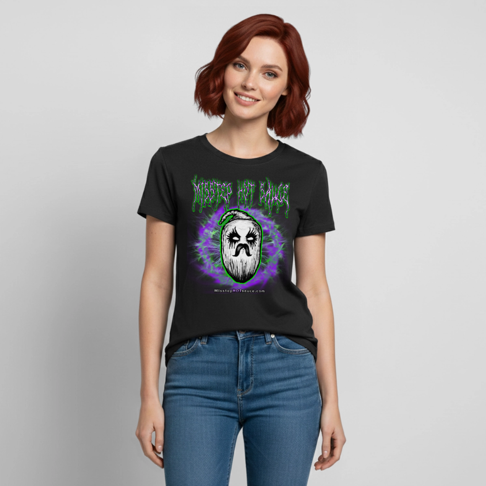 Logo METAL style Gildan Ultra Cotton Adult T-Shirt - black