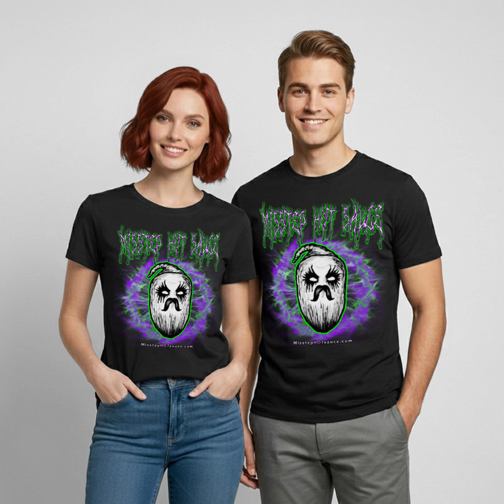 Logo METAL style Gildan Ultra Cotton Adult T-Shirt - black