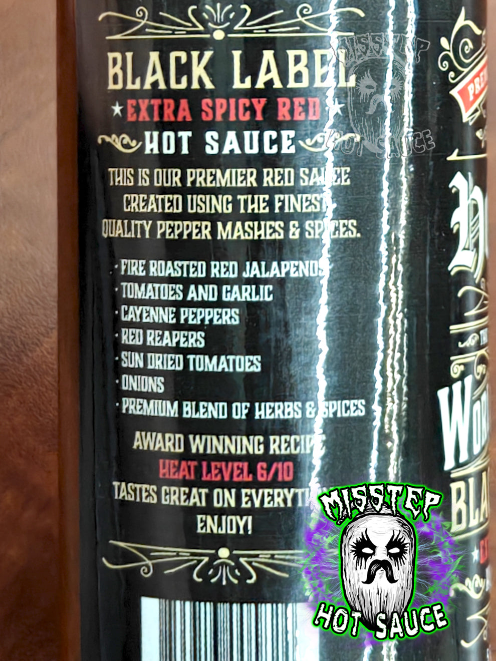 HELLFIRE - Black Label Extra Spicy Red Hot Sauce