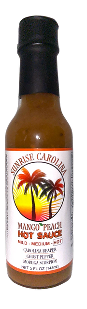 Sunrise Carolina Mango Peach Hot Sauce