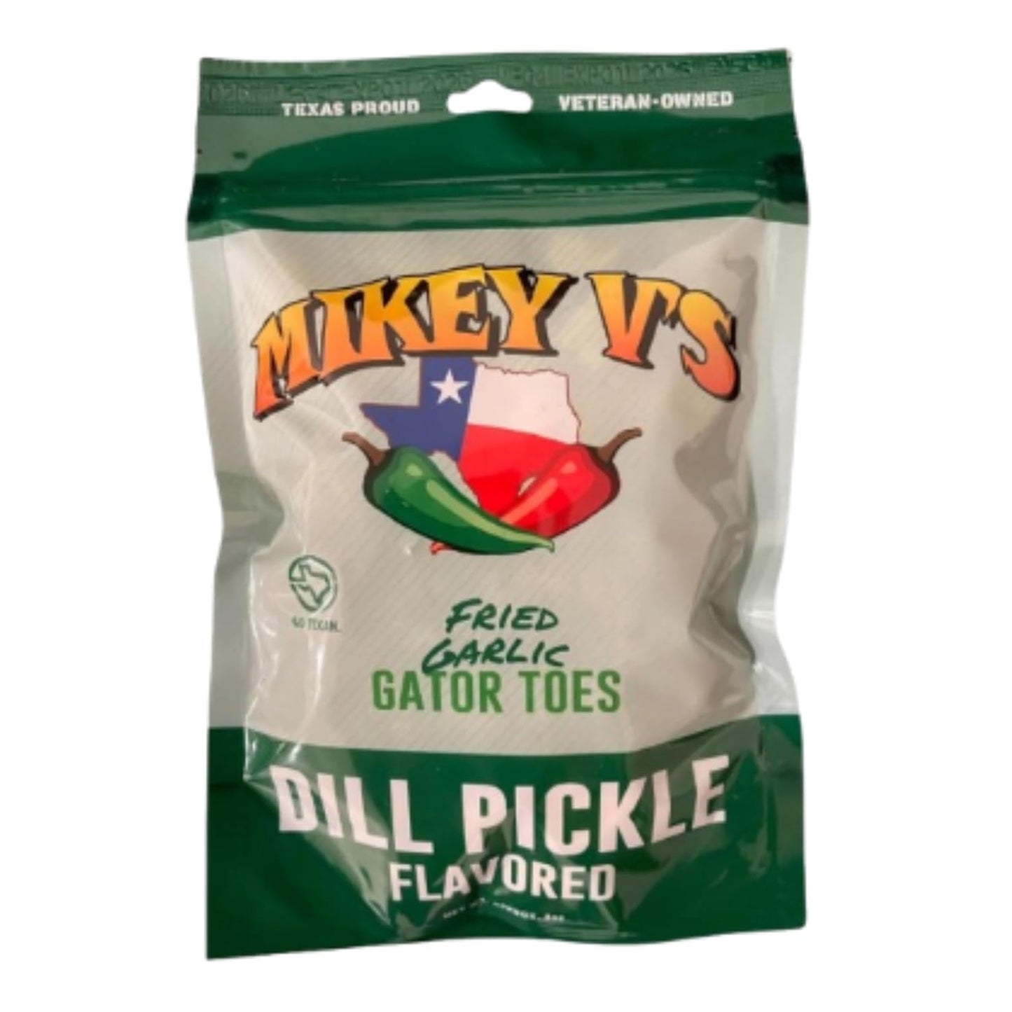 Mikey V's Foods - Gator Toes (Deep Fried Garlic) - Dill Pickle