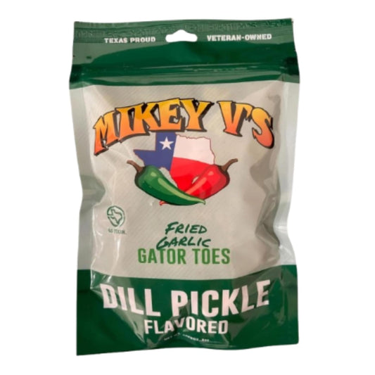 Mikey V's Foods - Gator Toes (Deep Fried Garlic) - Dill Pickle