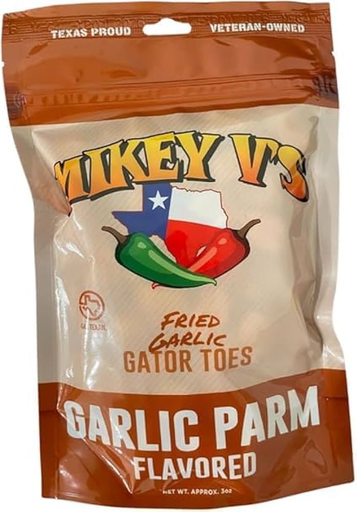 Mikey V's Foods - Gator Toes (Deep Fried Garlic) - Garlic Parmesan
