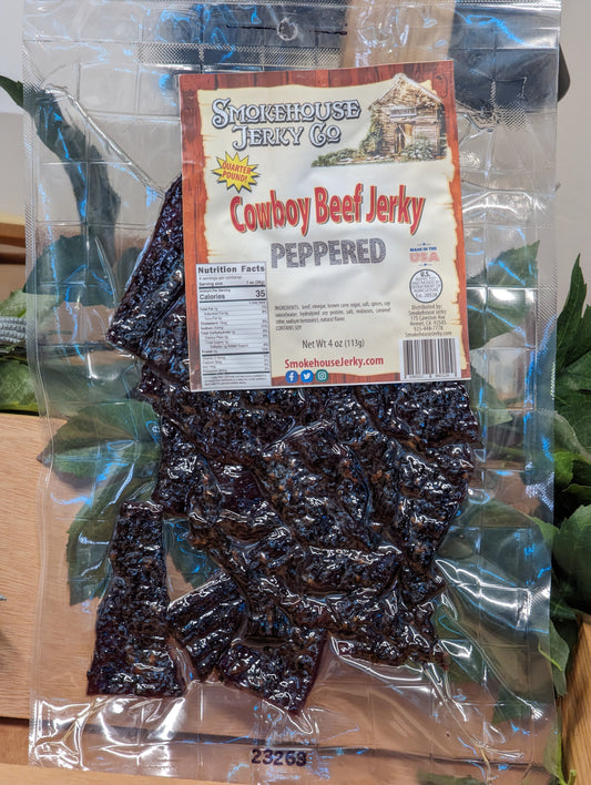 Smokehouse PEPPERED Cowboy Beef Jerky