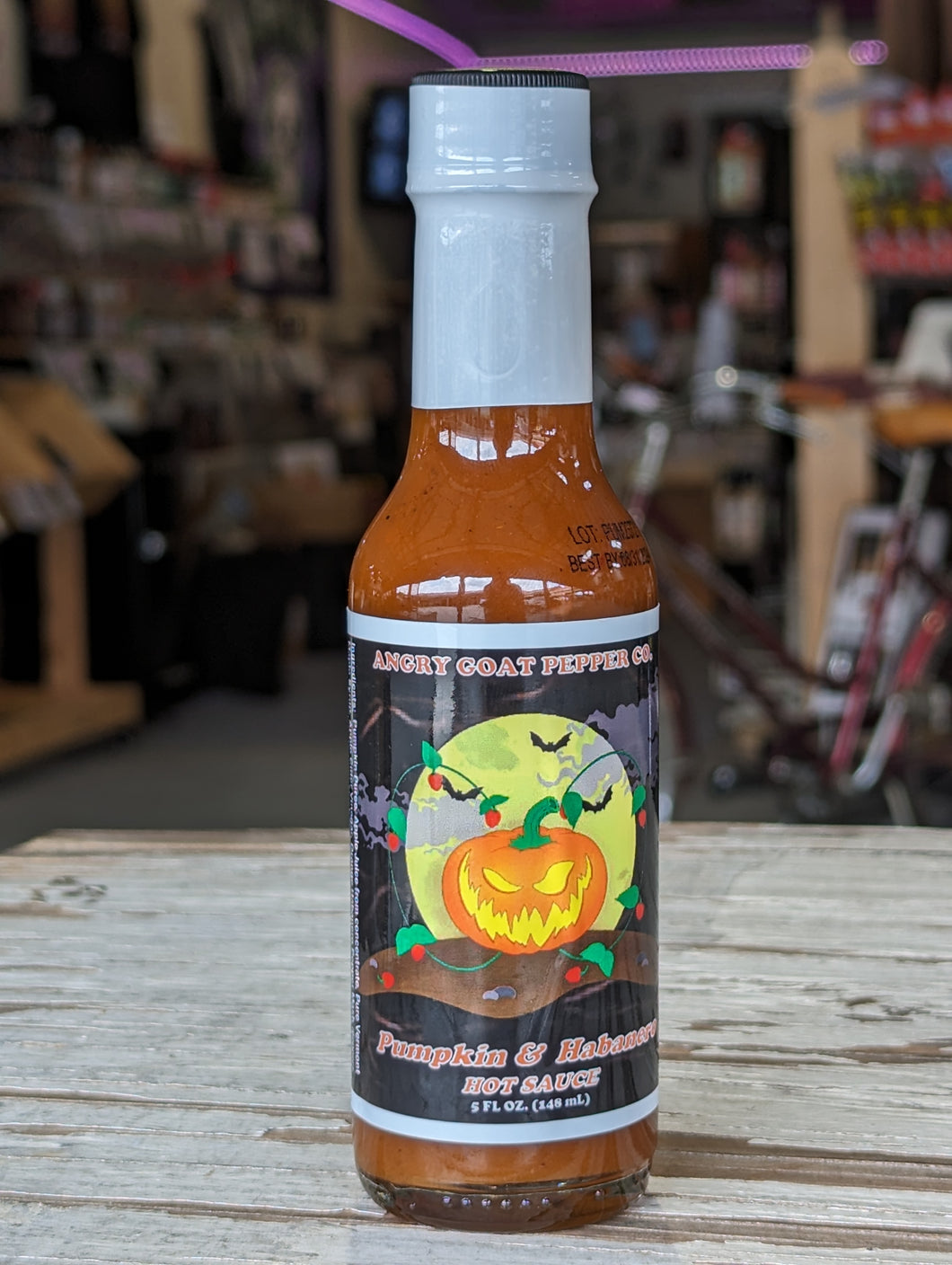 Angry Goat Pepper Co - Pumpkin and Habanero Hot Sauce