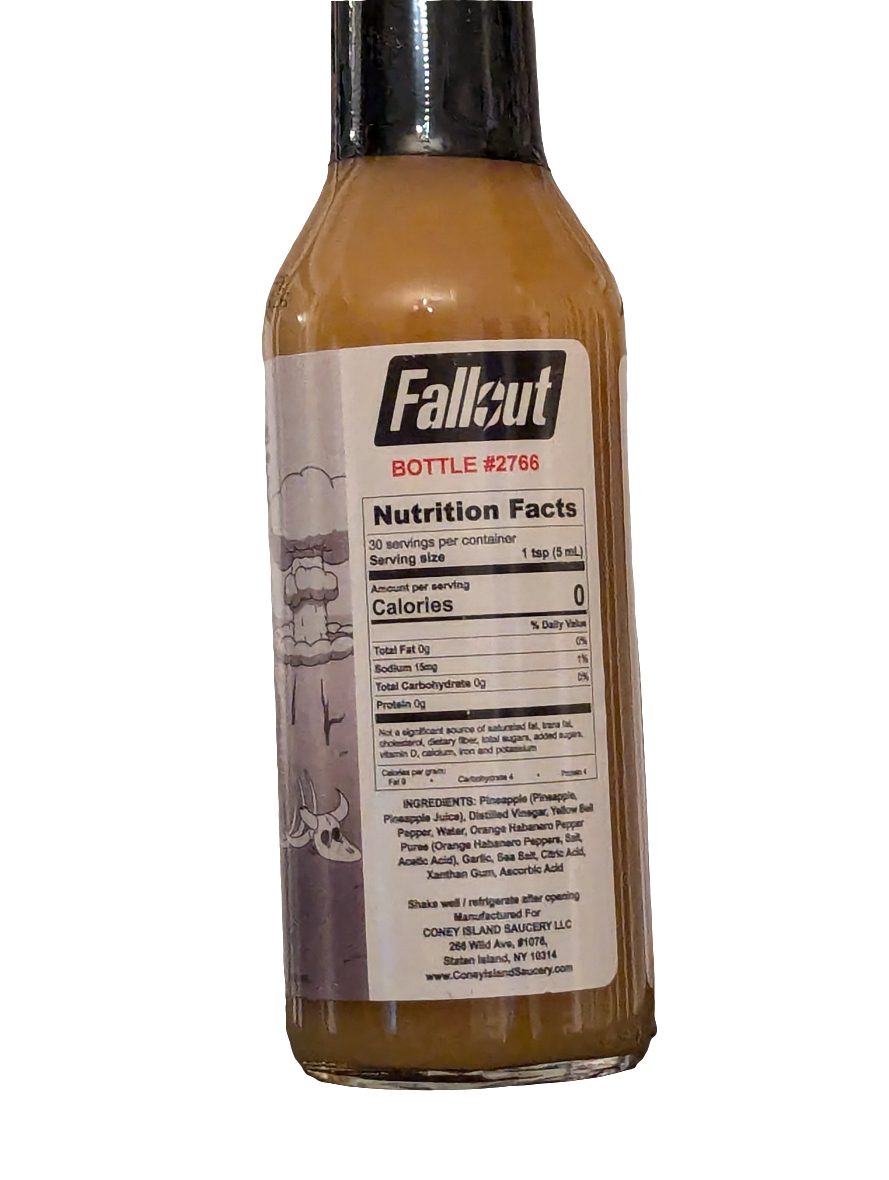 Fallout Vault-Tec Industries Hot Sauce