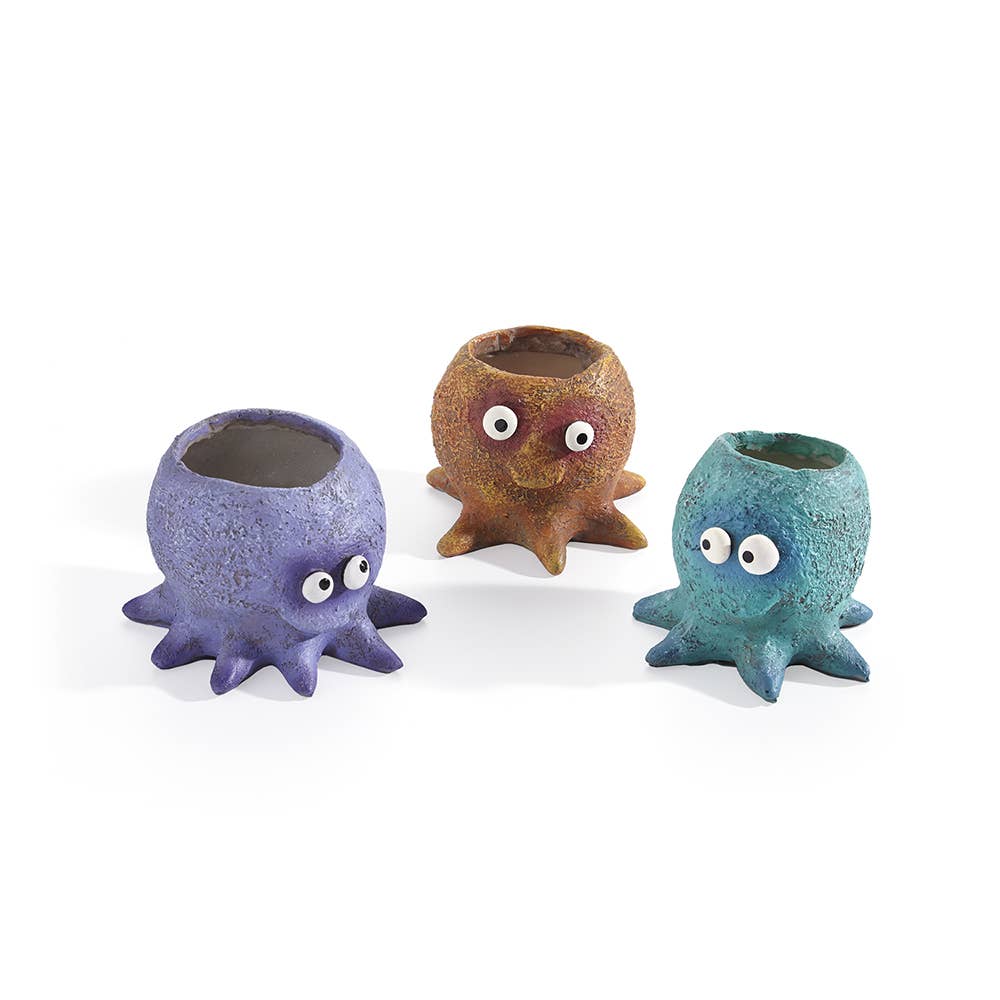 Cohasset Gifts - Dumbo Baby Octopus Blobhouse Planters, Set of 3