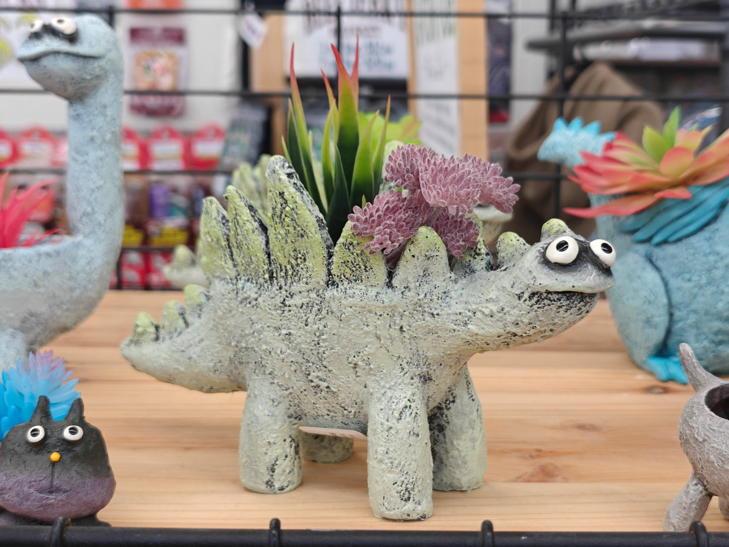 Cohasset Gifts - Steven the Stegosaurus Blobhouse Planter