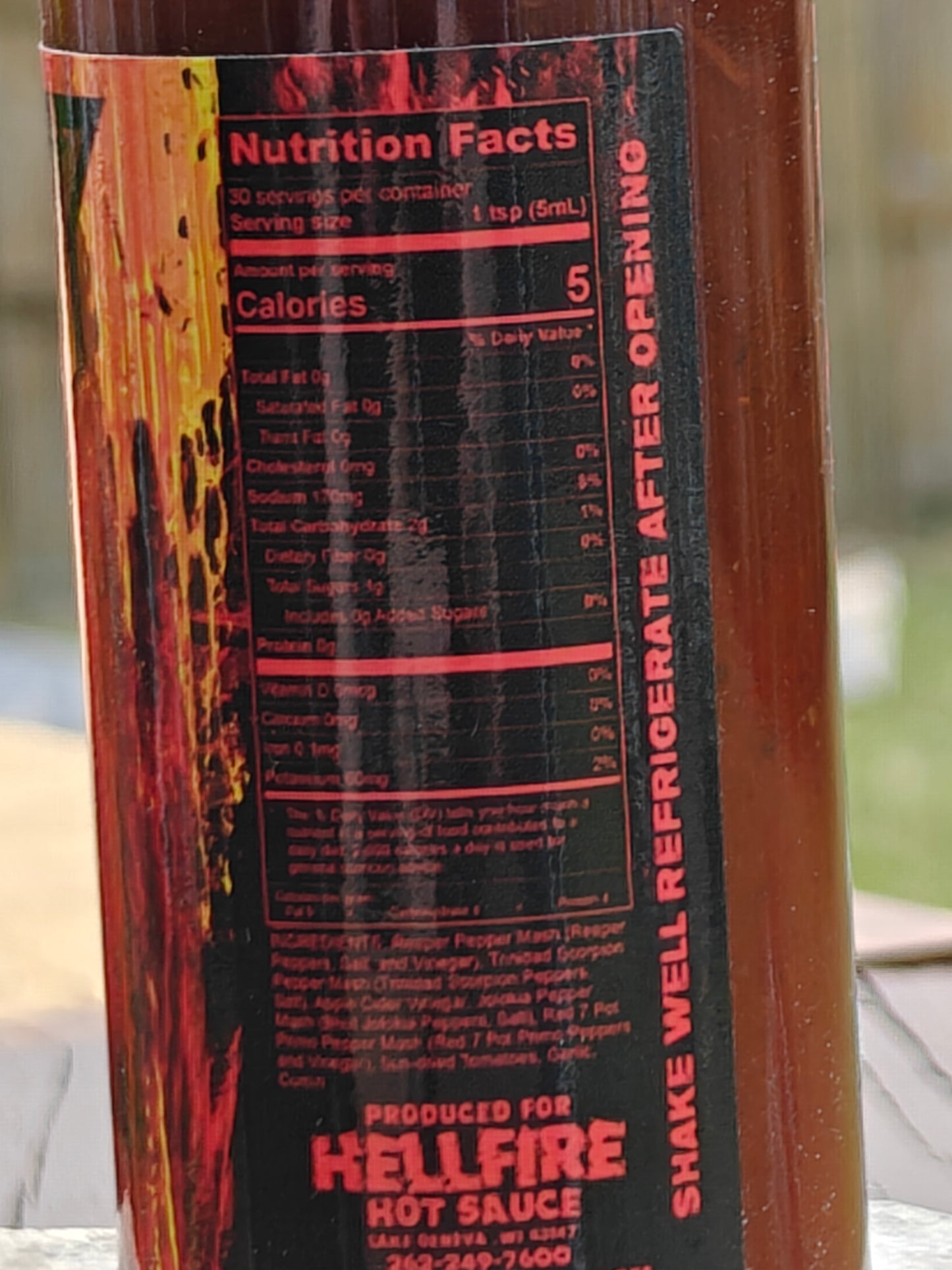 HELLFIRE Hellboy Extreme Hot Sauce
