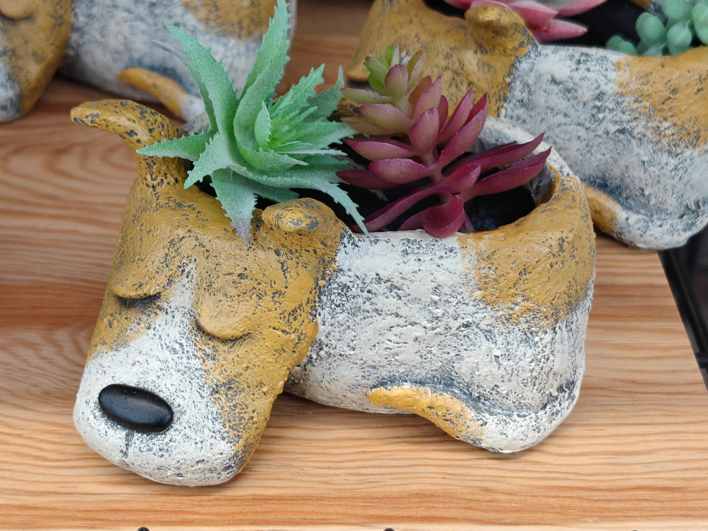 Cohasset Gifts - Luna Sleeping Dog Blobhouse Planter