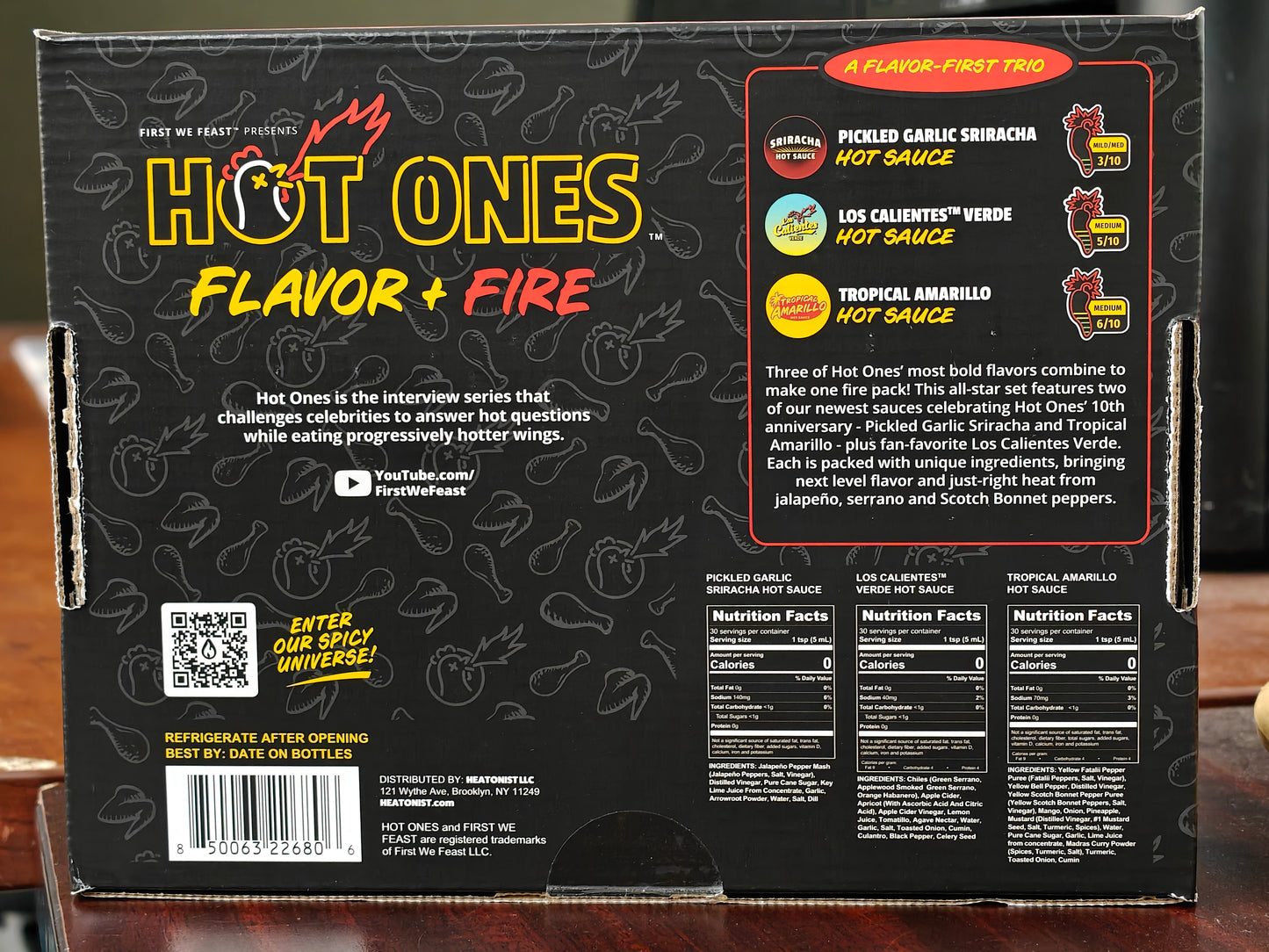 Hot Ones Box Set - Flavor + Fire