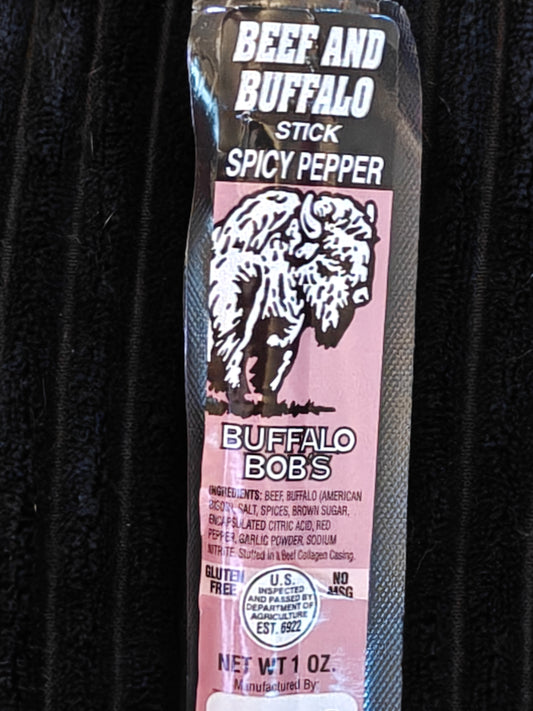 Beef and buffalo spicy pepper meat stick