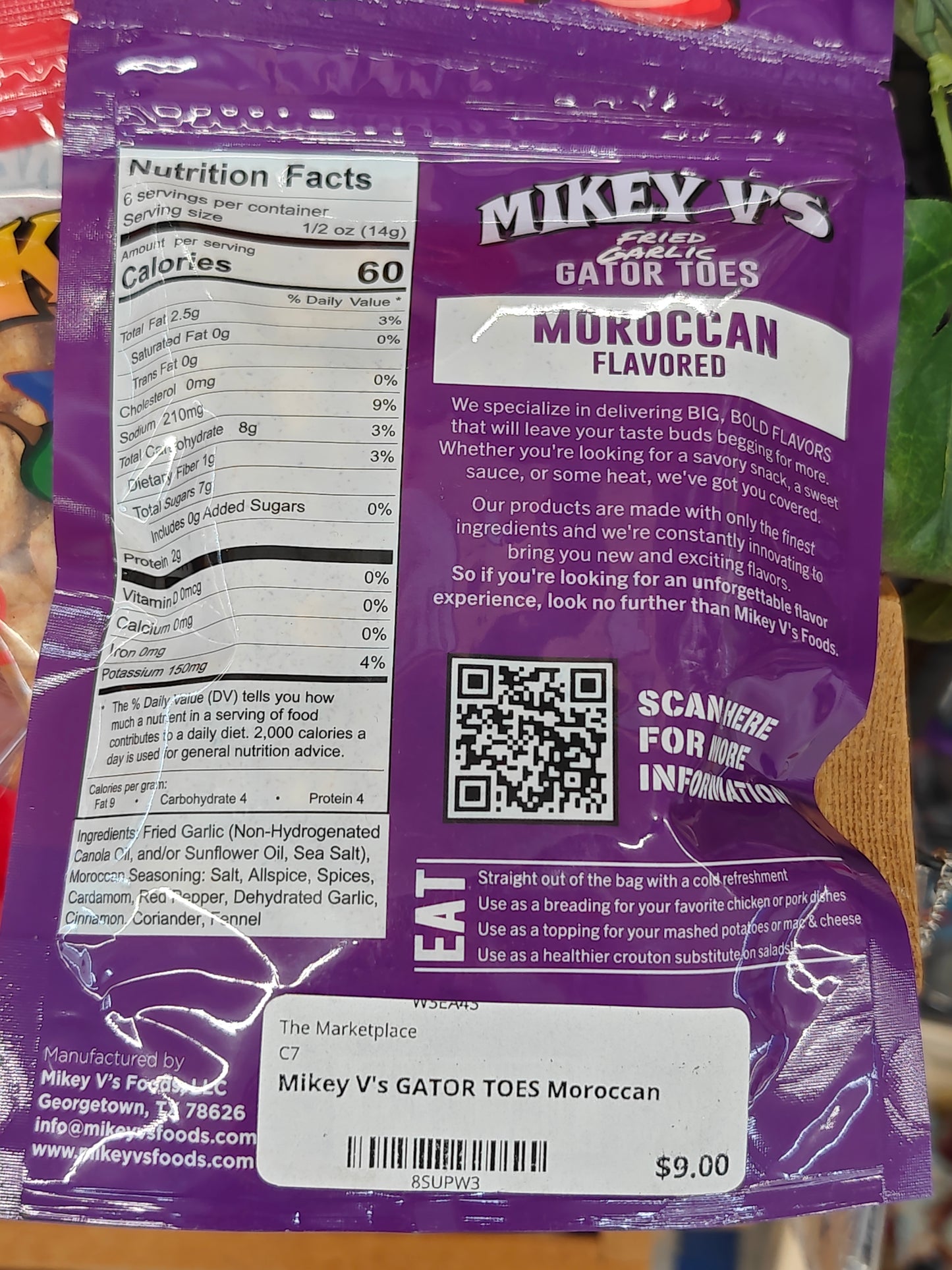 Mikey V's - Gator Toes - (Deep Fried Garlic) - Moroccan