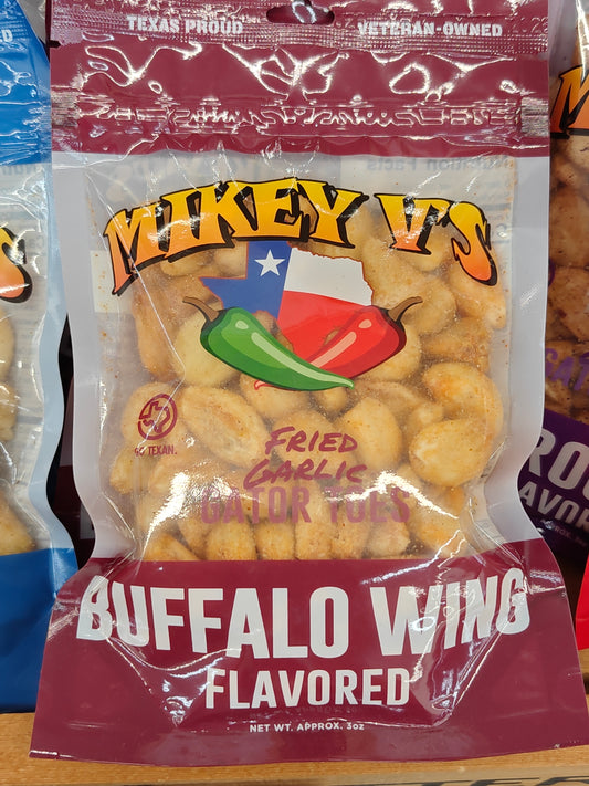 Mikey V's Foods - Gator Toes (Deep Fried Garlic) - Buffalo Wing