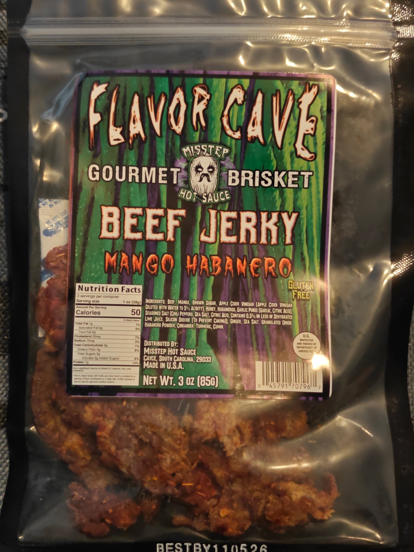 SMOKEHOUSE Mango Habanero Beef Jerky