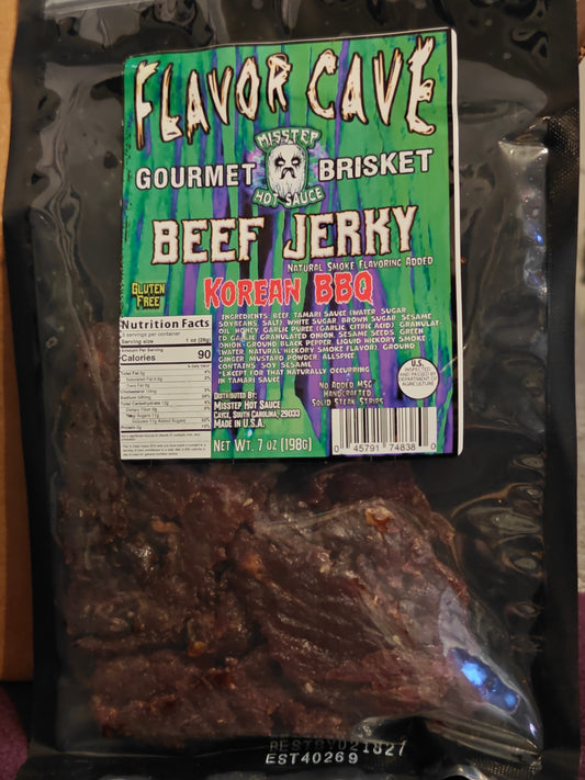 FLAVOR CAVE Korean BBQ beef Jerky