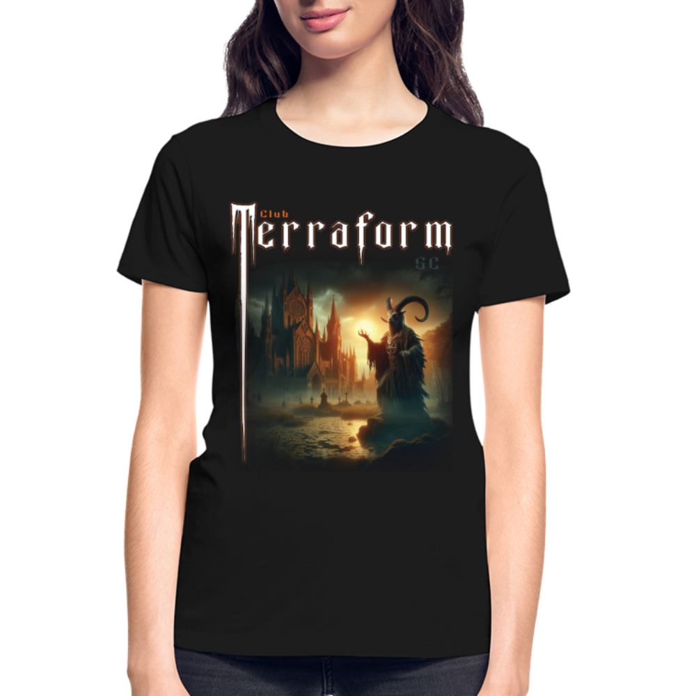 Women's Club Terraform Castle T-shirt - black