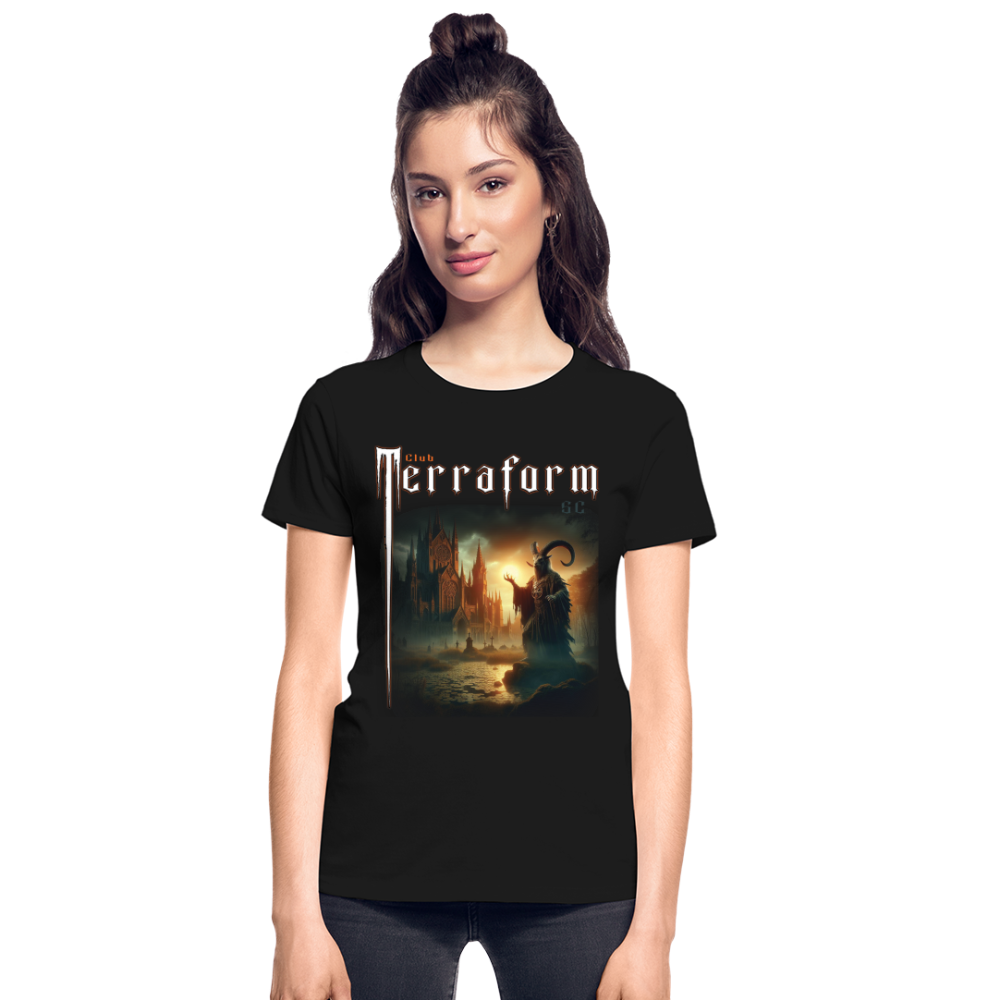 Women's Club Terraform Castle T-shirt - black