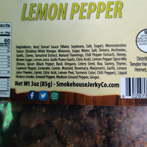 SMOKEHOUSE Lemon Pepper Beef Jerky