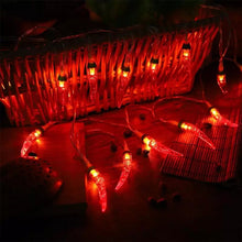Load image into Gallery viewer, Hot Pepper battery powered string lights