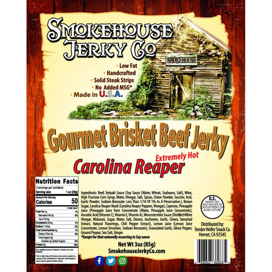 SMOKEHOUSE Carolina Reaper Premium Beef Jerky