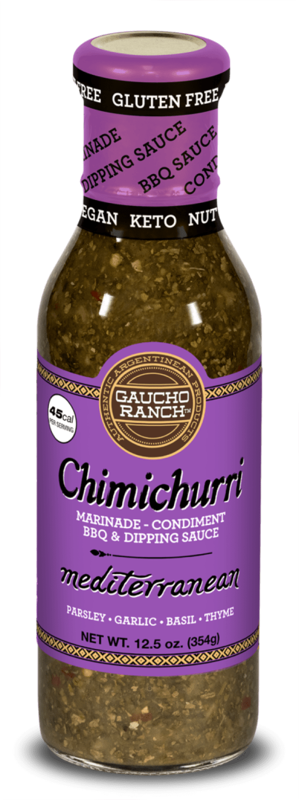 Gaucho Ranch - CHIMICHURRI, MEDITERRANEAN 12.5oz