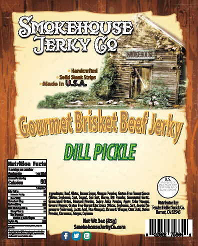 SMOKEHOUSE Dill Pickle Beef Jerky