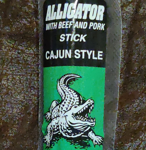 Alligator Cajun Style Meat Stick